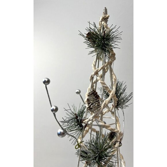 Artificial Christmas Tree Decoration With Pinecones & Berries - Picture 5 of 7